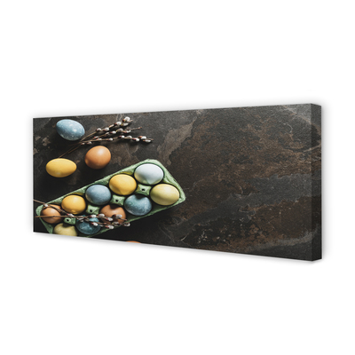 Fotoobraz na płótnie Jajka i Bazie