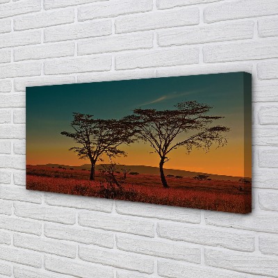 Duży obraz na płótnie Drzewa na Tle Nieba