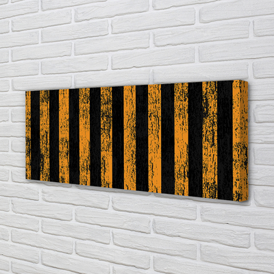 Obraz na płótnie Żółte Paski w Nieładzie