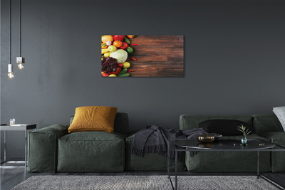 Obraz canvas na ścianę Kolorowy Zestaw Warzywny