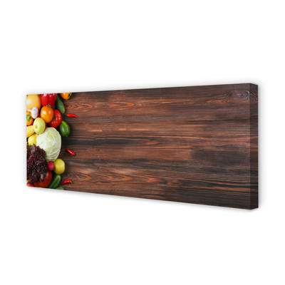 Obraz canvas na ścianę Kolorowy Zestaw Warzywny