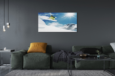 Obraz na płótnie Wolność Na Snowboardzie