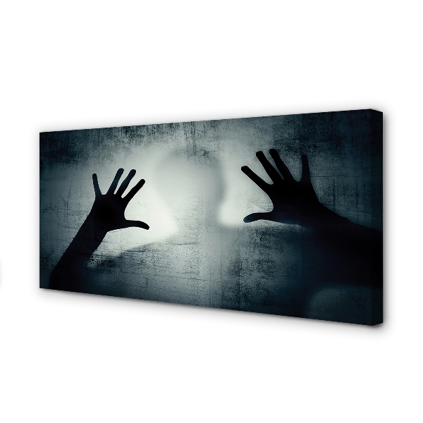 Obraz na płótnie Cień Rąk i Głowy