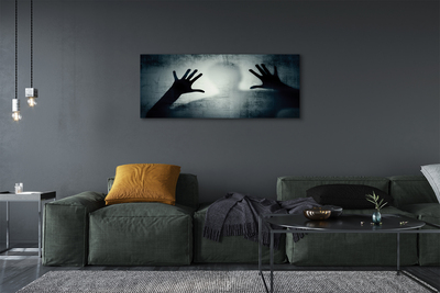 Obraz na płótnie Cień Rąk i Głowy