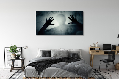 Obraz na płótnie Cień Rąk i Głowy