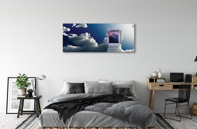 Zdjęcie na płótnie Surrealistyczna Wizja: Oko i Schody