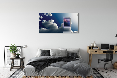 Zdjęcie na płótnie Surrealistyczna Wizja: Oko i Schody