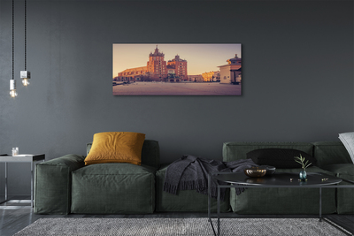 Zdjęcie na płótnie Poranek przy Bazylice w Krakowie