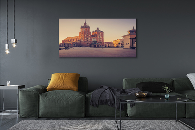 Zdjęcie na płótnie Poranek przy Bazylice w Krakowie