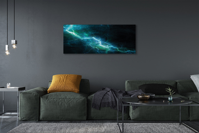 Duży obraz na płótnie Fraktalne Pioruny