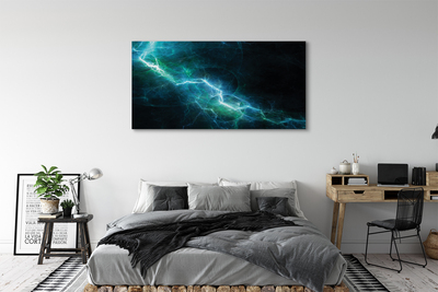 Duży obraz na płótnie Fraktalne Pioruny