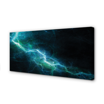 Duży obraz na płótnie Fraktalne Pioruny