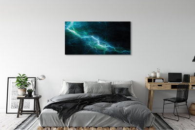 Duży obraz na płótnie Fraktalne Pioruny