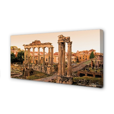 Obraz na płótnie Rzym Forum Romanum wschód słońca