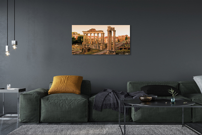 Obraz na płótnie Rzym Forum Romanum wschód słońca