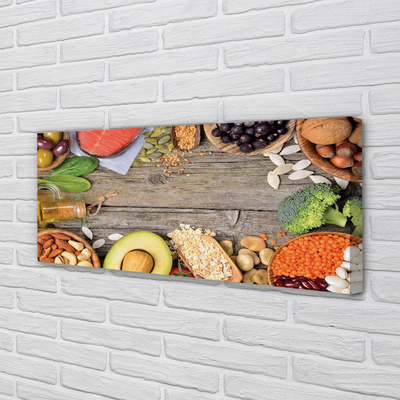 Obraz drukowany na płótnie Zdrowa Kompozycja Warzywna