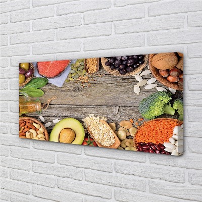 Obraz drukowany na płótnie Zdrowa Kompozycja Warzywna