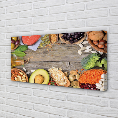Obraz drukowany na płótnie Zdrowa Kompozycja Warzywna