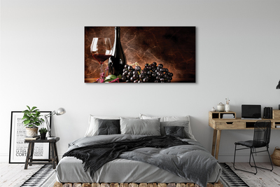 Duży obraz na płótnie Rubinowe Wino W Kieliszku