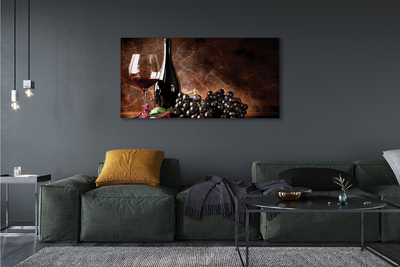 Duży obraz na płótnie Rubinowe Wino W Kieliszku