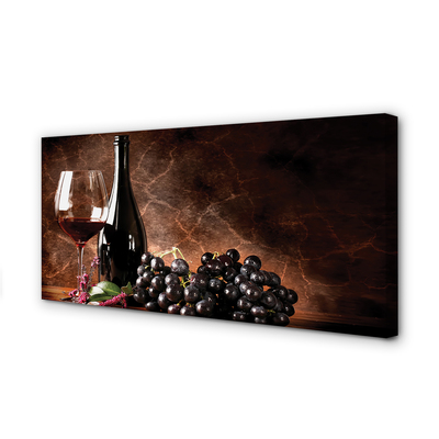 Duży obraz na płótnie Rubinowe Wino W Kieliszku
