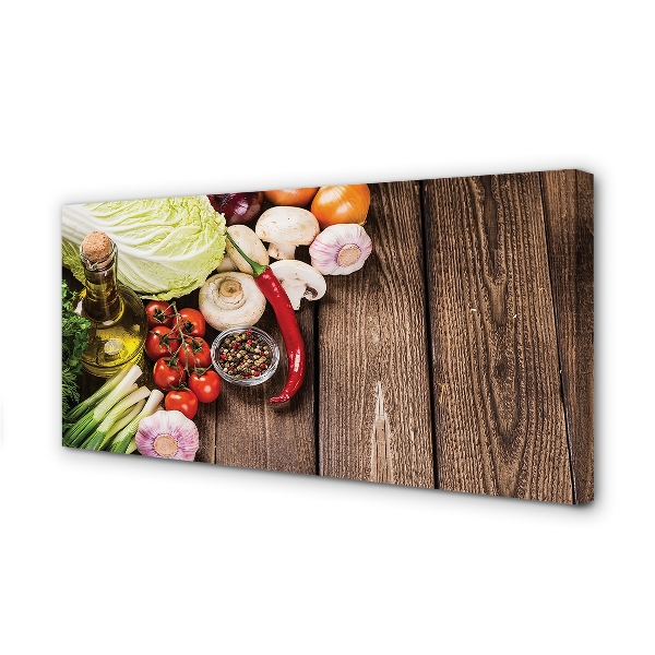 Obraz drukowany na płótnie Klasyczne Składniki Kuchni