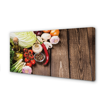 Obraz drukowany na płótnie Klasyczne Składniki Kuchni