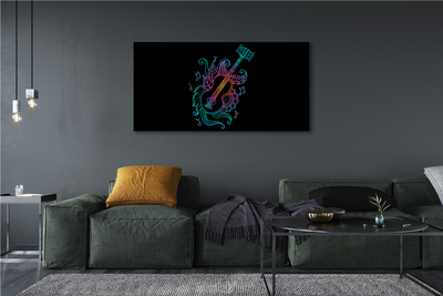 Zdjęcie na płótnie Barwna Melodia Na Strunach