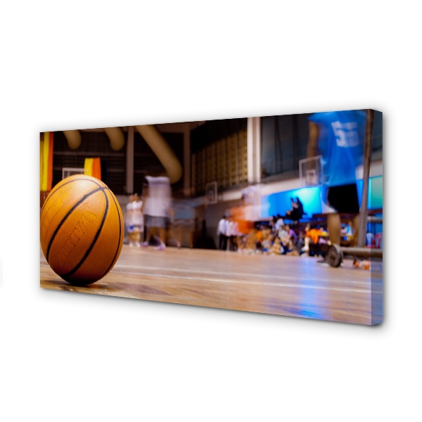 Obraz canvas na ścianę Emocje Na Boisku Koszykówki