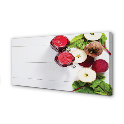 Obraz drukowany na płótnie Zdrowy Koktajl Warzywno-Owocowy