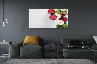 Obraz drukowany na płótnie Zdrowy Koktajl Warzywno-Owocowy