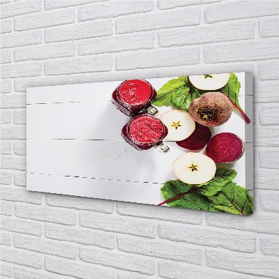 Obraz drukowany na płótnie Zdrowy Koktajl Warzywno-Owocowy