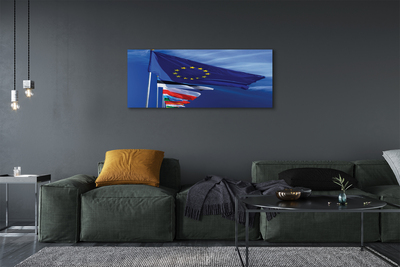 Duży obraz na płótnie Zestaw Flag