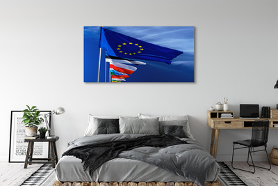 Duży obraz na płótnie Zestaw Flag