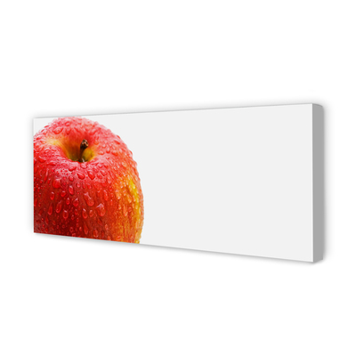 Fotoobraz na płótnie Rosa na Czerwonym Jabłku