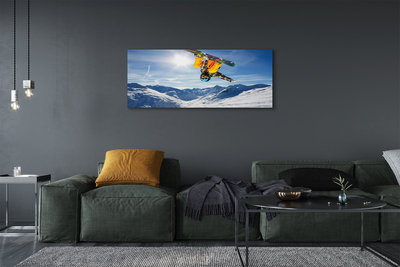 Obraz na płótnie Ekstremalny Zjazd Ze Szczytu