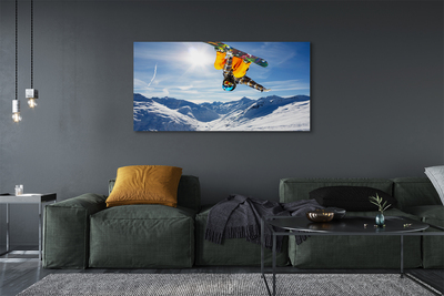 Obraz na płótnie Ekstremalny Zjazd Ze Szczytu