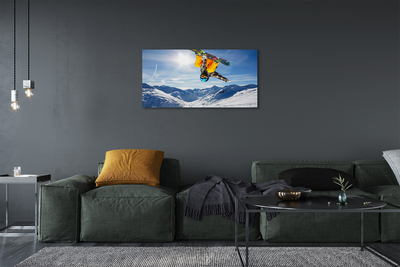 Obraz na płótnie Ekstremalny Zjazd Ze Szczytu