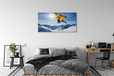 Obraz na płótnie Ekstremalny Zjazd Ze Szczytu