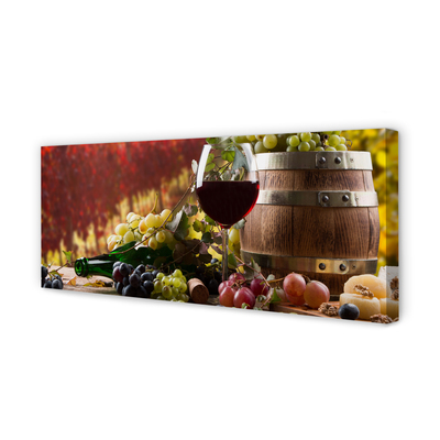 Obraz na płótnie Jesień wino kieliszek