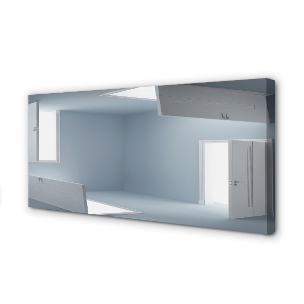 Zdjęcie na płótnie Trójwymiarowa Iluzja Drzwi