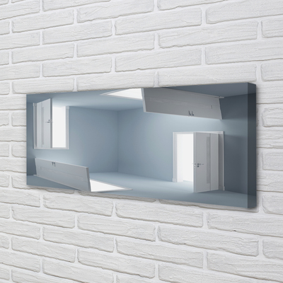 Zdjęcie na płótnie Trójwymiarowa Iluzja Drzwi