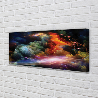 Duży obraz na płótnie Cyfrowa Sztuka Fraktali