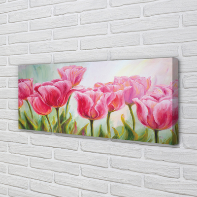 Obraz canvas na ścianę Obraz Tulipanów
