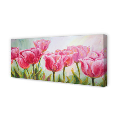 Obraz canvas na ścianę Obraz Tulipanów