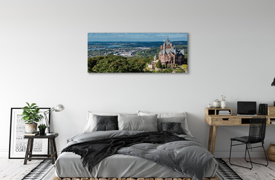 Obraz na płótnie Niemcy Panorama miasto zamek