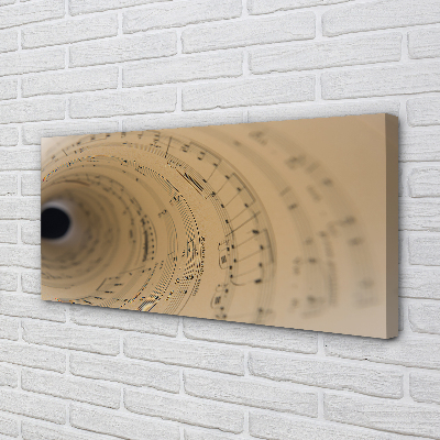 Zdjęcie na płótnie Rękopis Wielkiej Symfonii