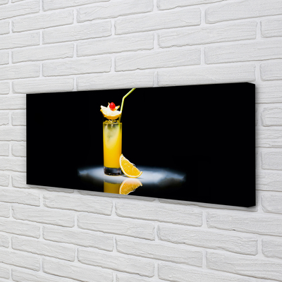 Duży obraz na płótnie Słoneczny Koktajl Pomarańczowy