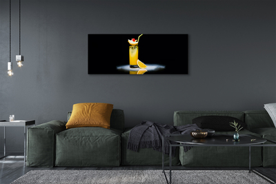 Duży obraz na płótnie Słoneczny Koktajl Pomarańczowy