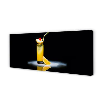 Duży obraz na płótnie Słoneczny Koktajl Pomarańczowy